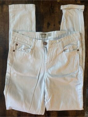 Colour White Women's Skinny Jeans — Slim Stretch Fit